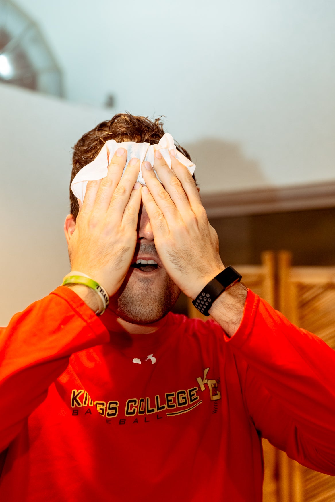 Staying fresh with Game Face Wipes