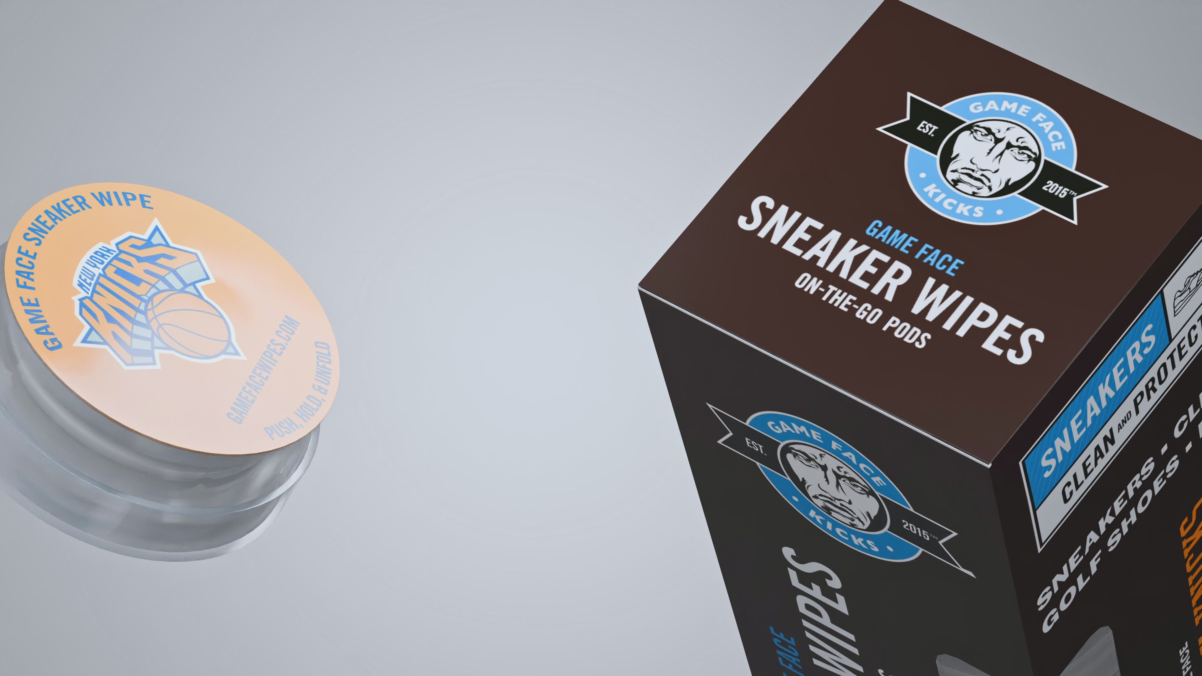 On-The-Go Sneaker Cleaning Wipes - Knicks