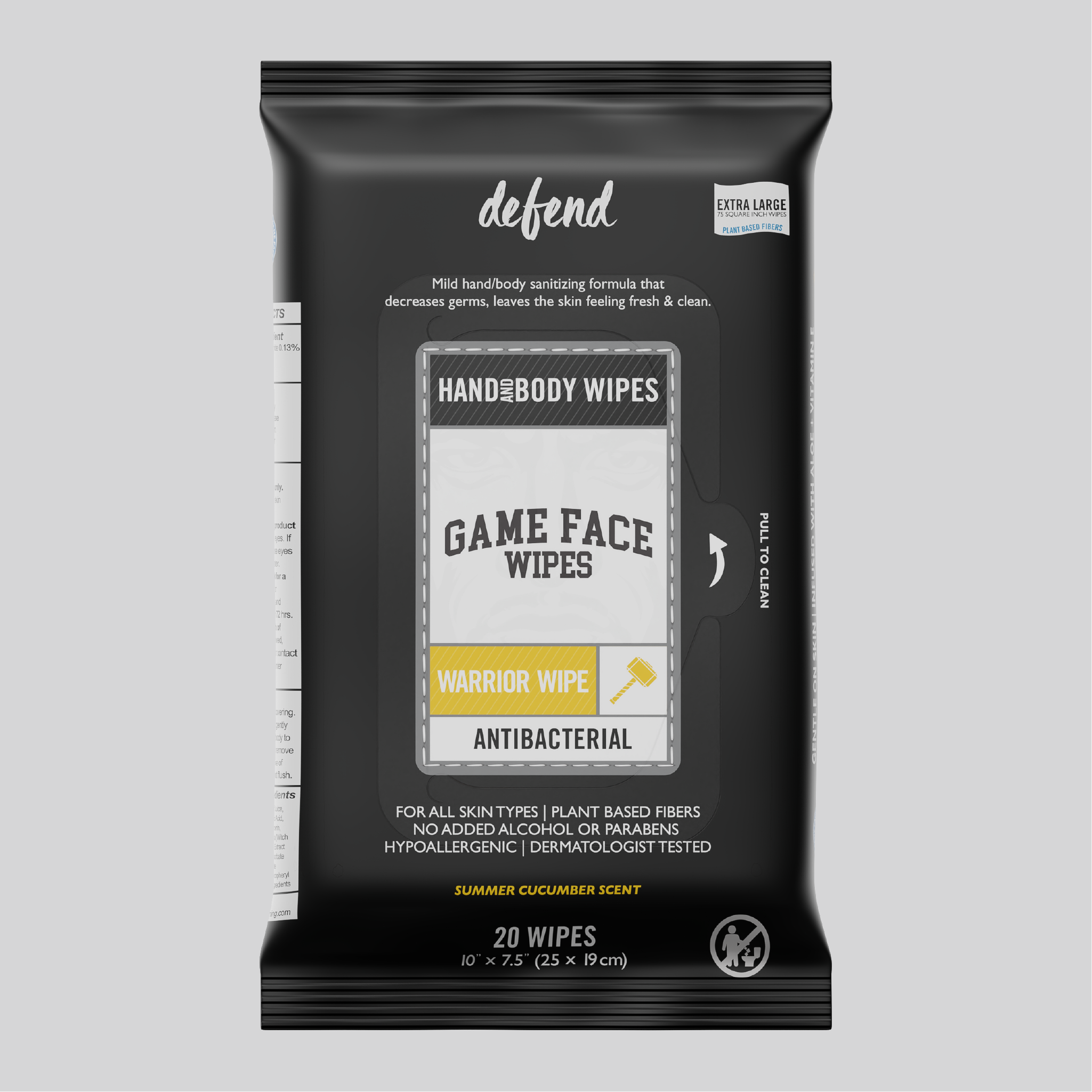 Antibacterial Warrior Wipes