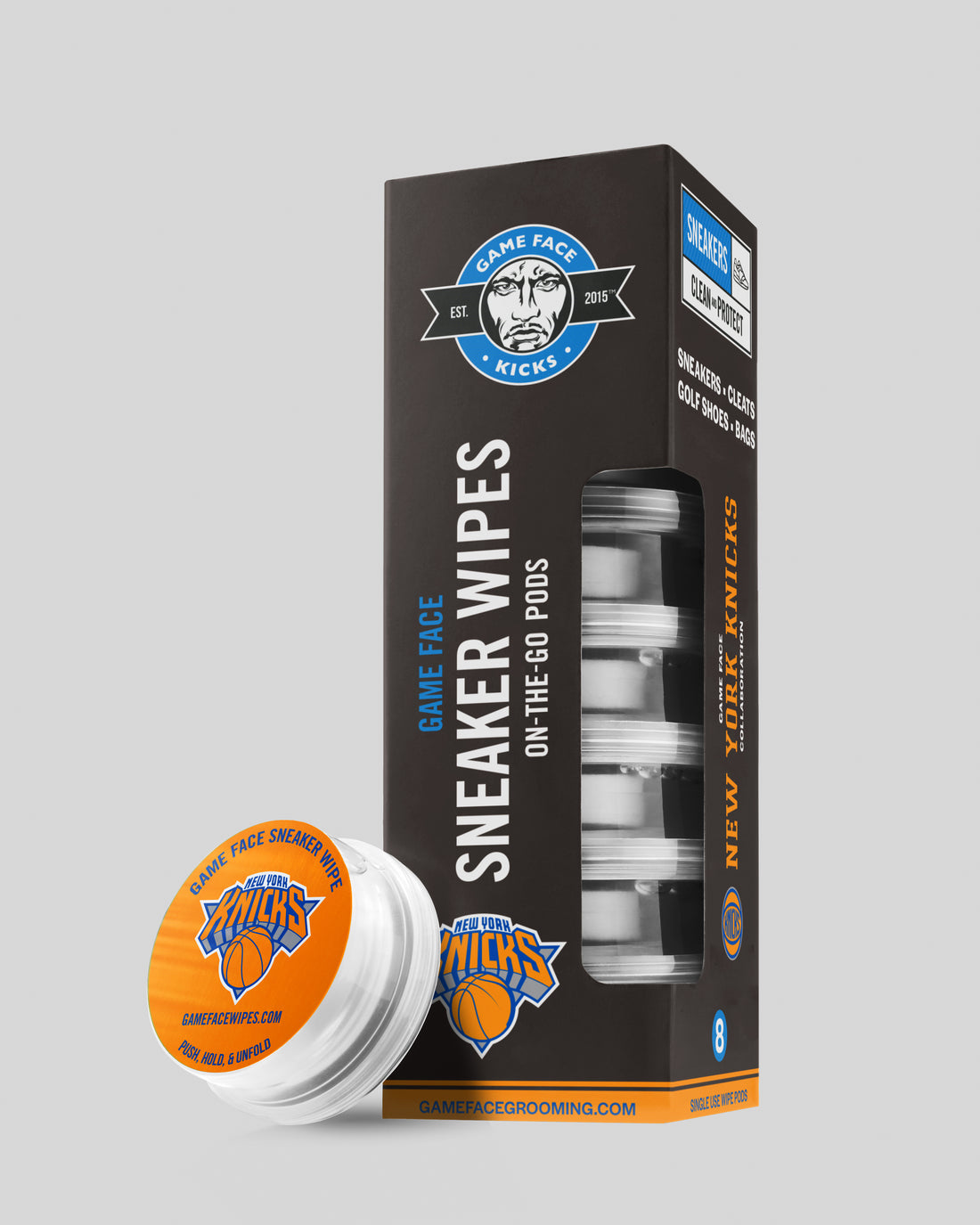 On-The-Go Sneaker Cleaning Wipes - Knicks