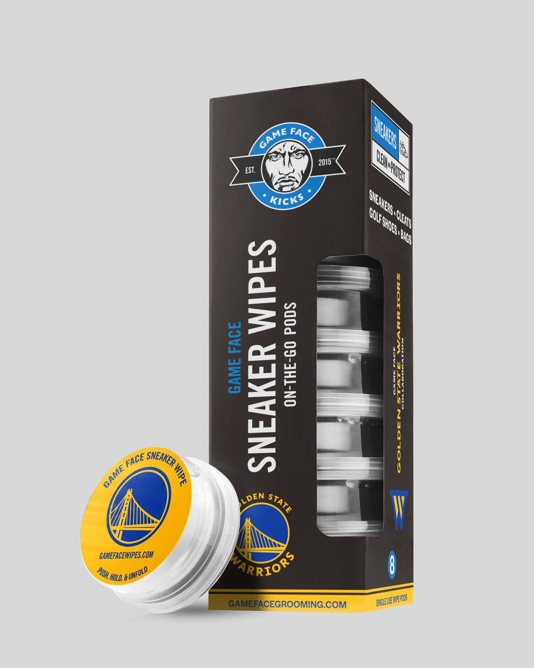 On-The-Go Sneaker Cleaning Wipes - Warriors