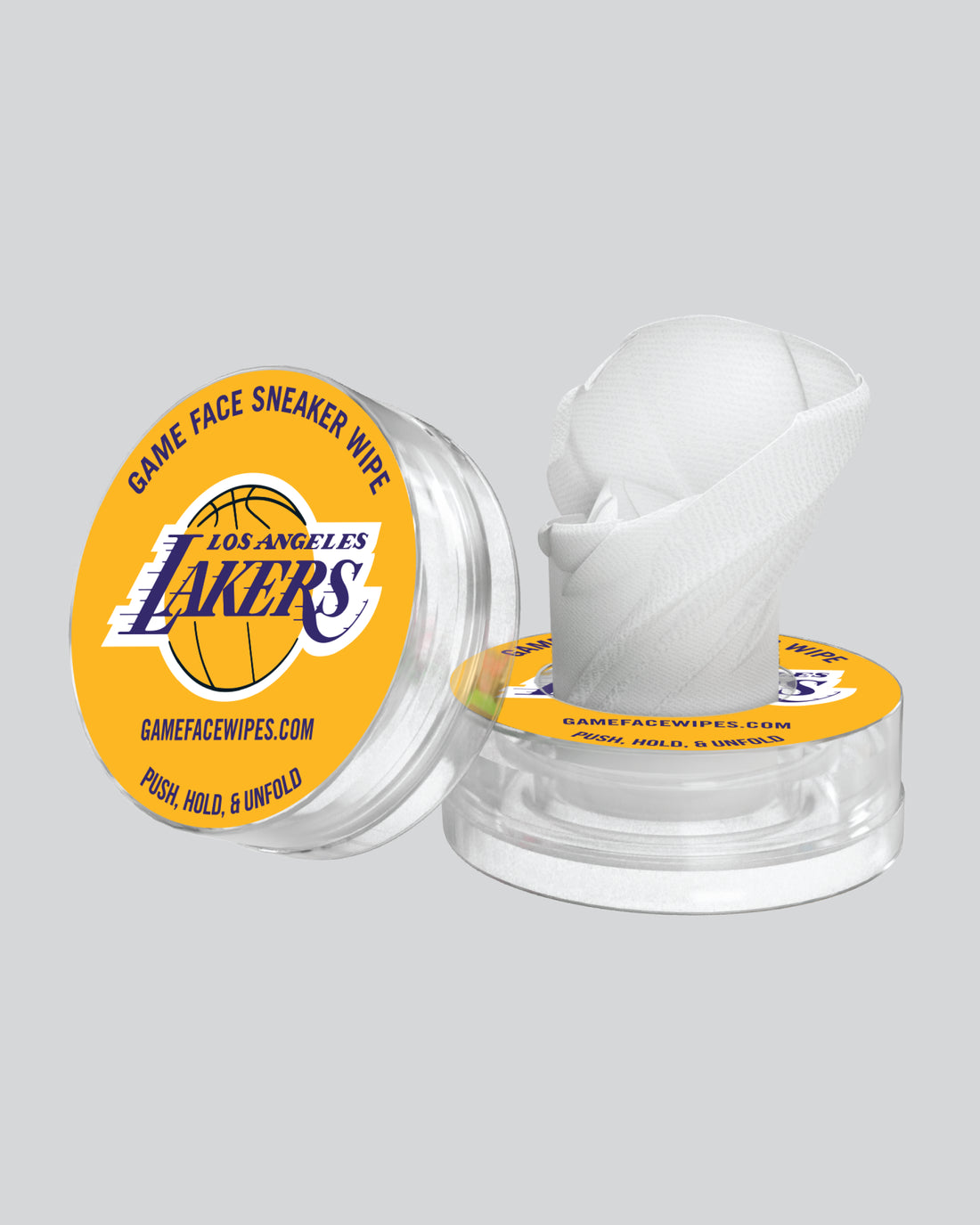 On-The-Go Sneaker Cleaning Wipes - Lakers