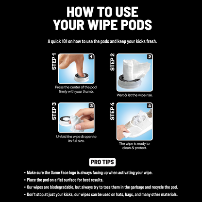 On-The-Go Sneaker Cleaning Wipes